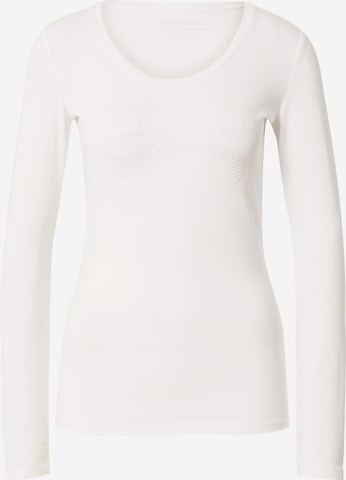 balta GUESS Marškinėliai 'ADELINA': priekis