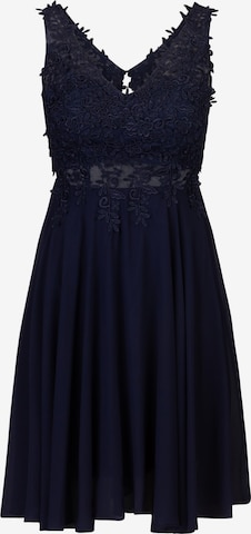 Robe de cocktail Kraimod en bleu : devant