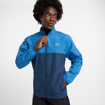 Veste de sport new balance en bleu : devant
