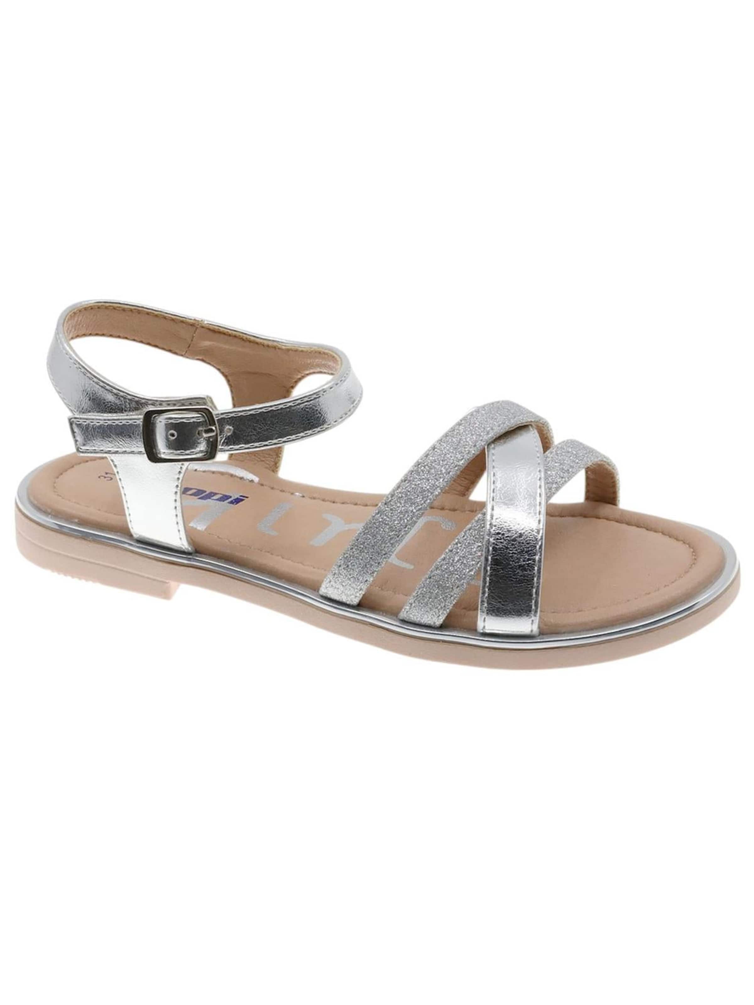 Beppi Sandaler i sølv: forside