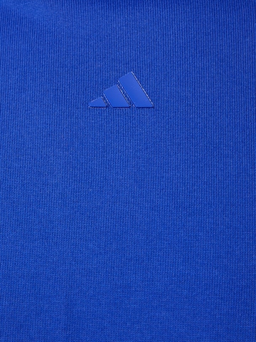 ADIDAS PERFORMANCE - Camisa funcionais 'Basketball Long-sleeve' em azul