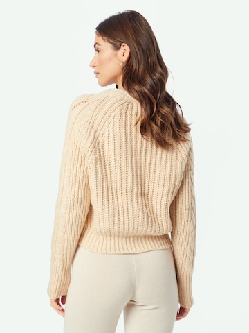 OBJECT Knit Cardigan 'KELLY' in Beige