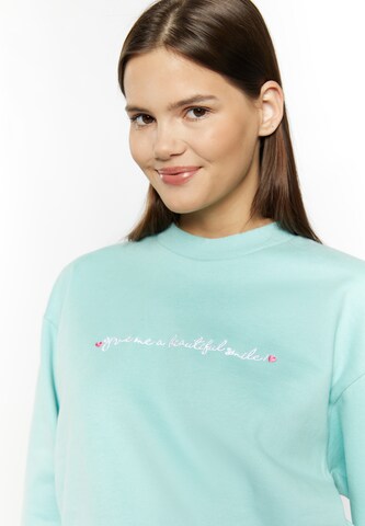 MYMO Sweatshirt 'Keepsudry' in Blau