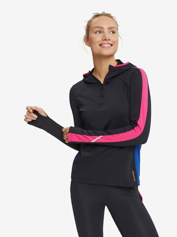 ESPRIT Athletic Sweatshirt in Black: front