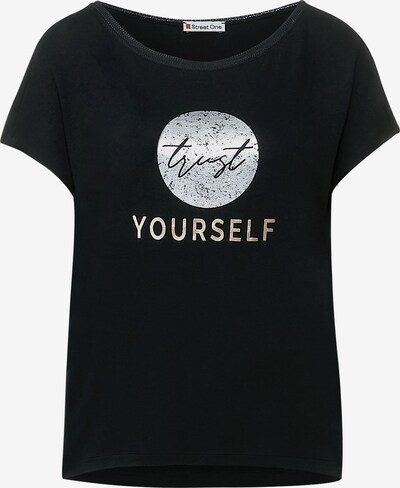 STREET ONE Shirt in Black / Silver, Item view