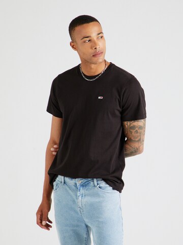 Tommy Jeans Regular fit Shirt in Black: front