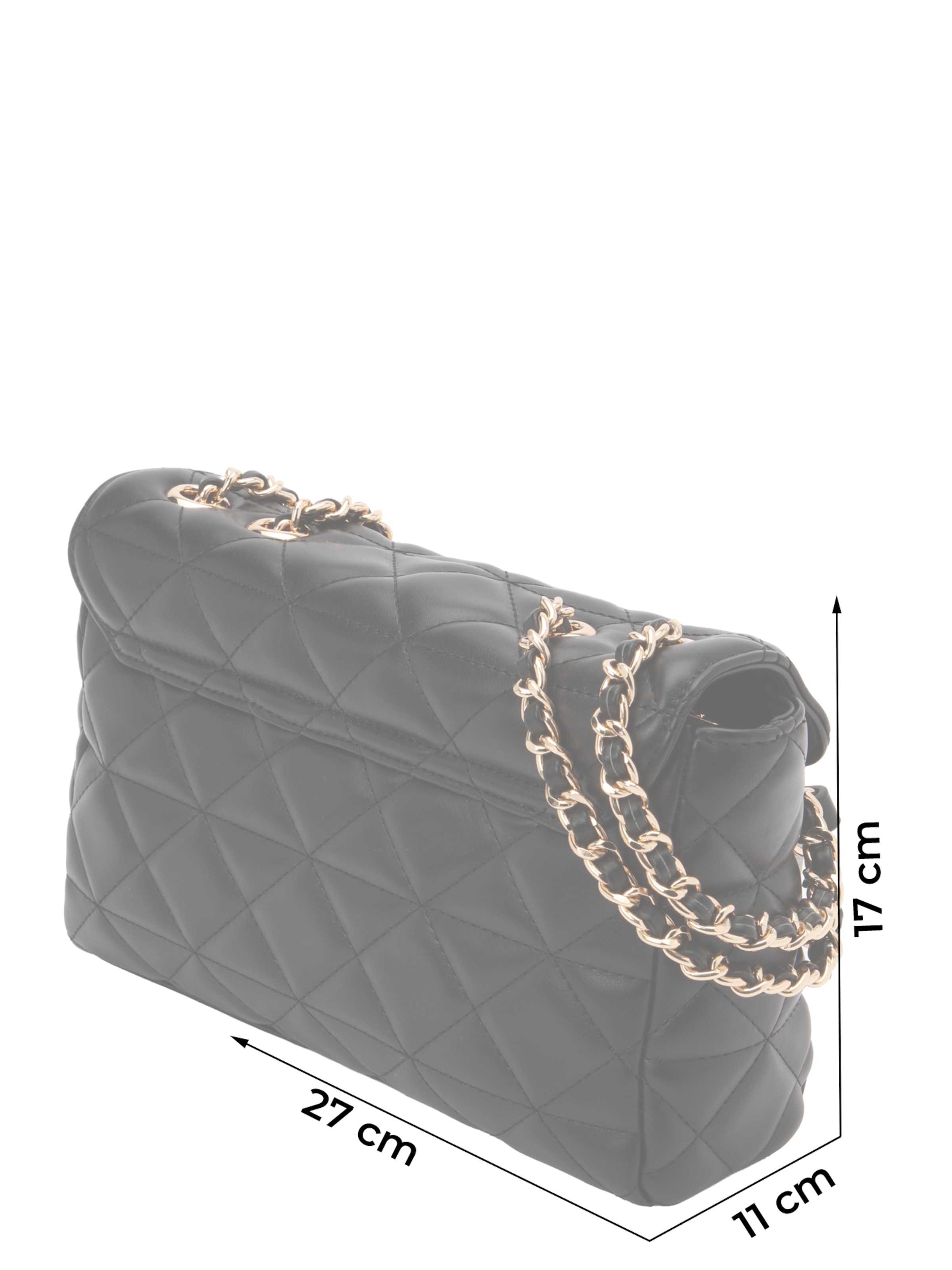 19V69 ITALIA Чанта за през рамо 'Gaia Gold' в черно