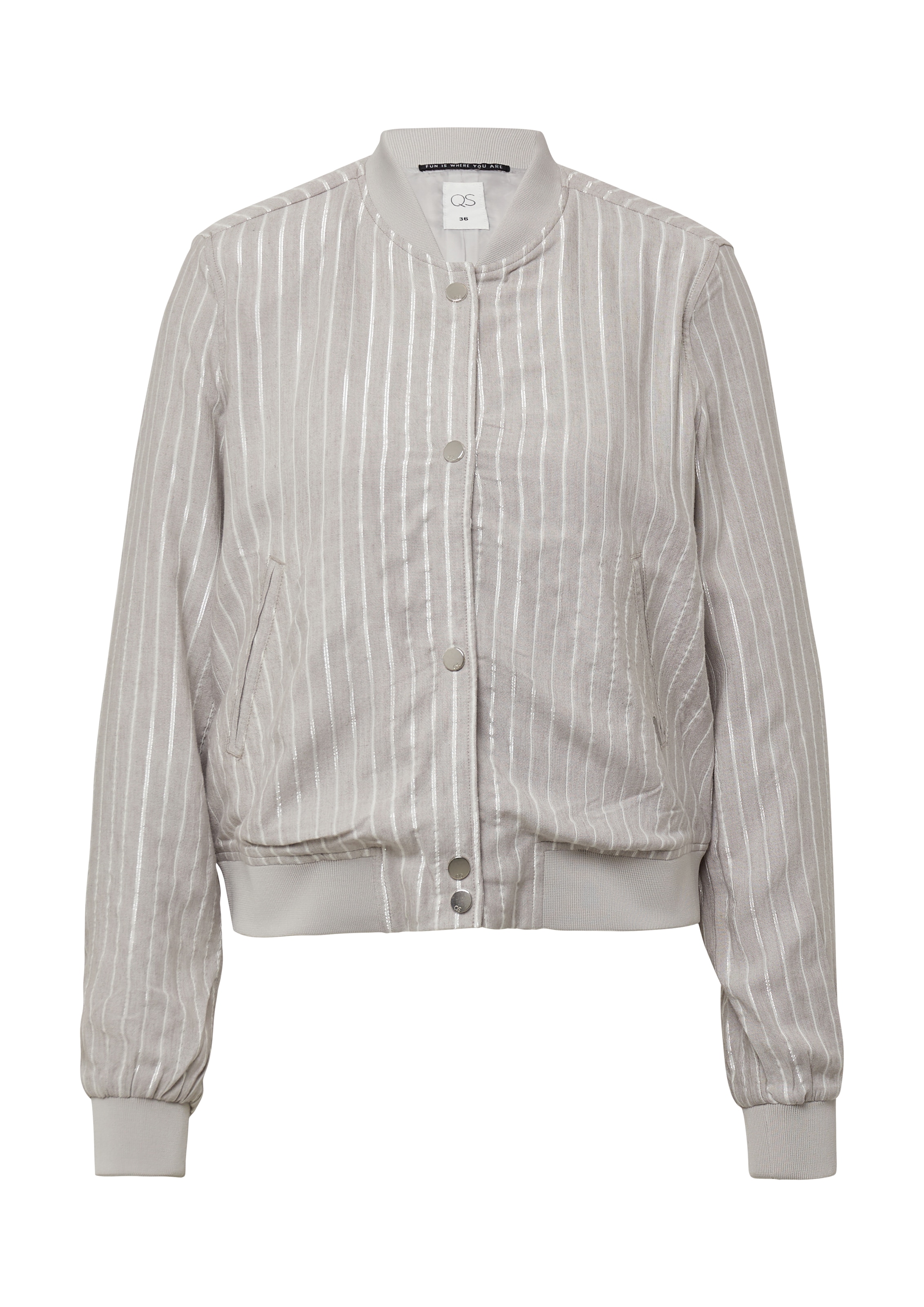 QS Tussenjas in Grijs: voorkant