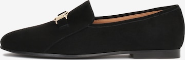 Kazar Classic Flats in Black: front