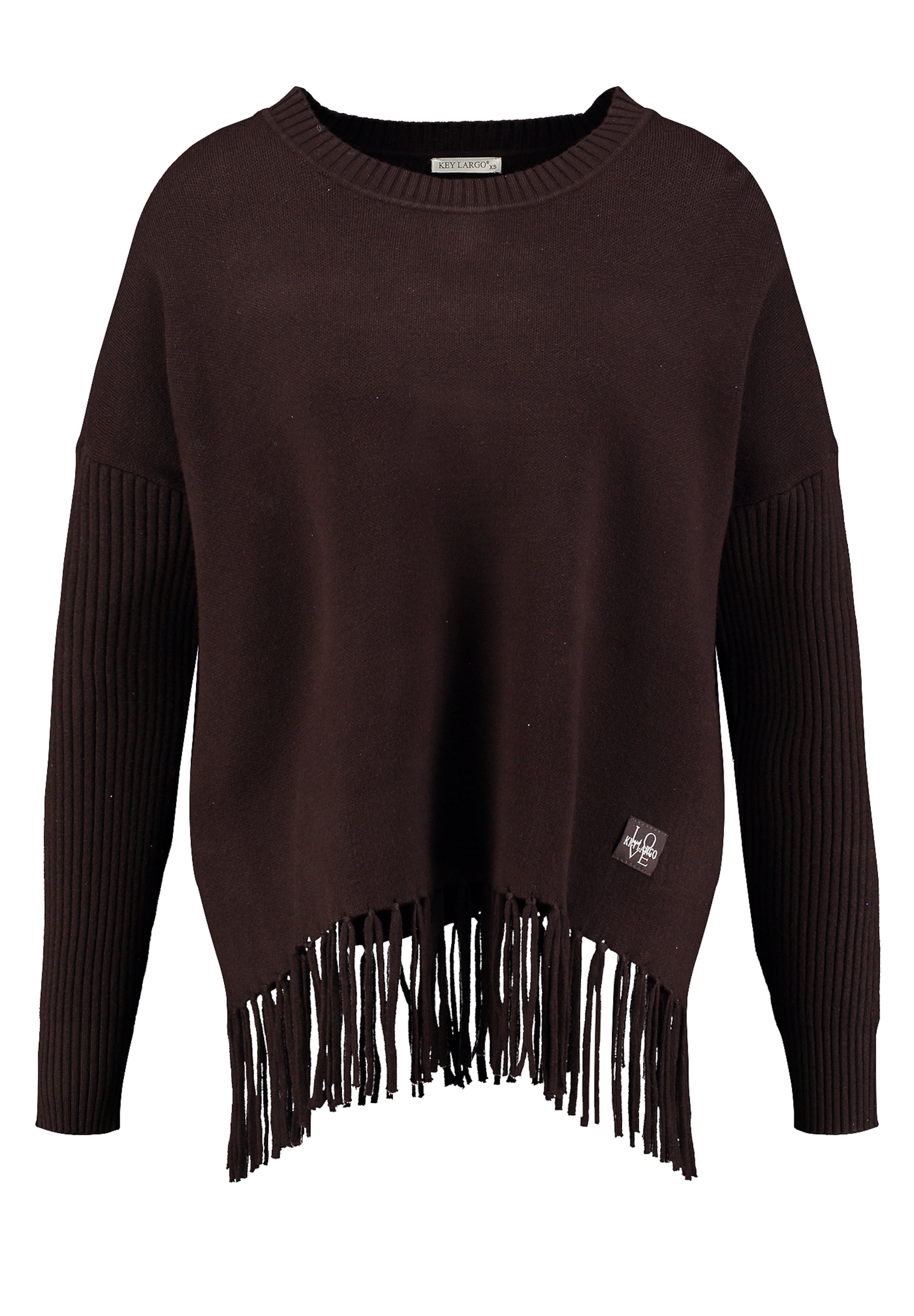 Key Largo Pullover in Braun: Vorderseite