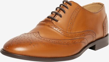 Henry Stevens Lace-Up Shoes 'Wallace FBO' in Brown: front