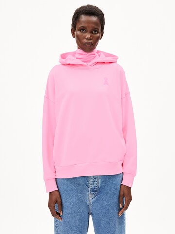 ARMEDANGELS Sweatshirt in Roze: voorkant