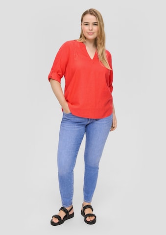 s.Oliver Red Label Plus Blouse in Red