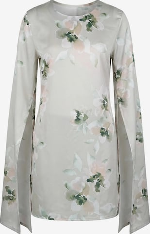 Chemisier 'RADWA Floral-Print Top' Radwa en gris : devant