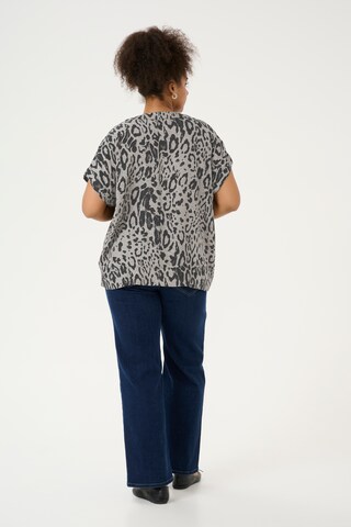 KAFFE CURVE Blouse 'Mille' in Grey