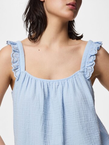 PIECES Top 'PCSastina' in Blauw