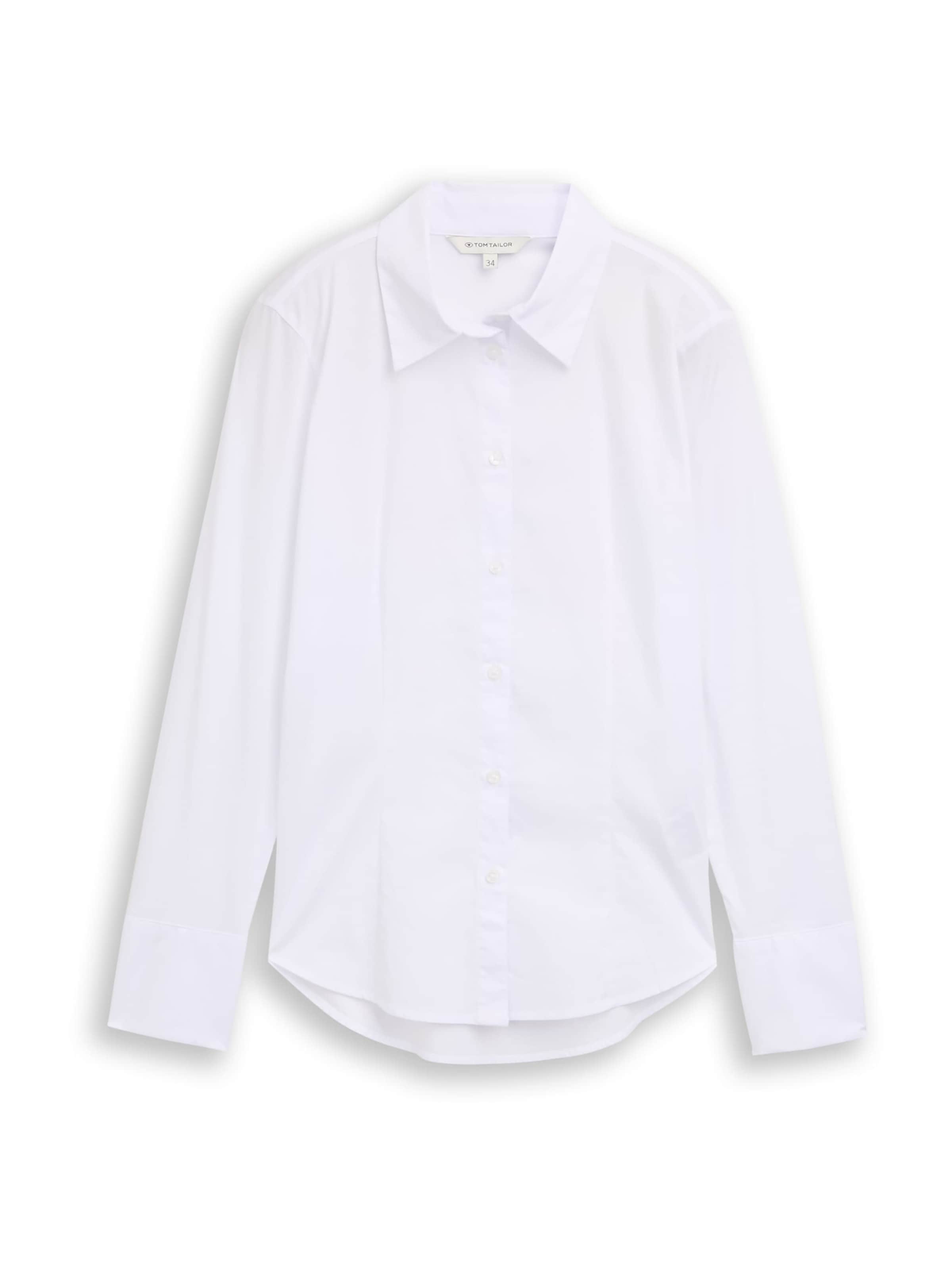 TOM TAILOR Блузка в Белый: спереди