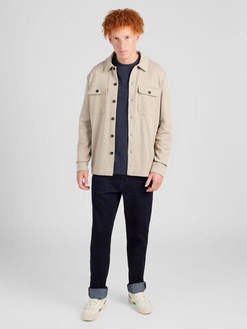 Only & Sons Comfort fit Overhemd 'New Kodyl' in Beige