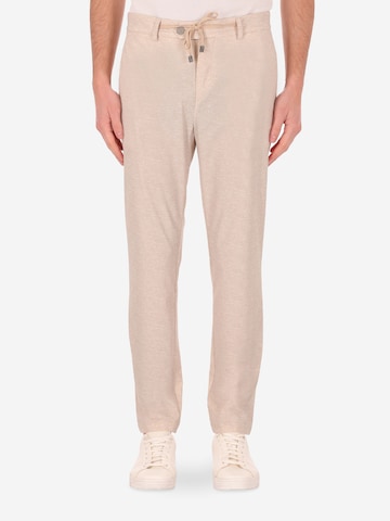 Distretto12 Regular Chino Pants 'Vidal' in Beige: front