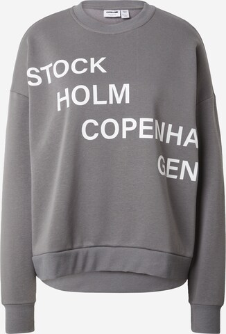 Noisy may Sweatshirt 'ACIA' in Grey: front