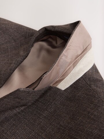 Coupe regular Veste de costume Next en marron