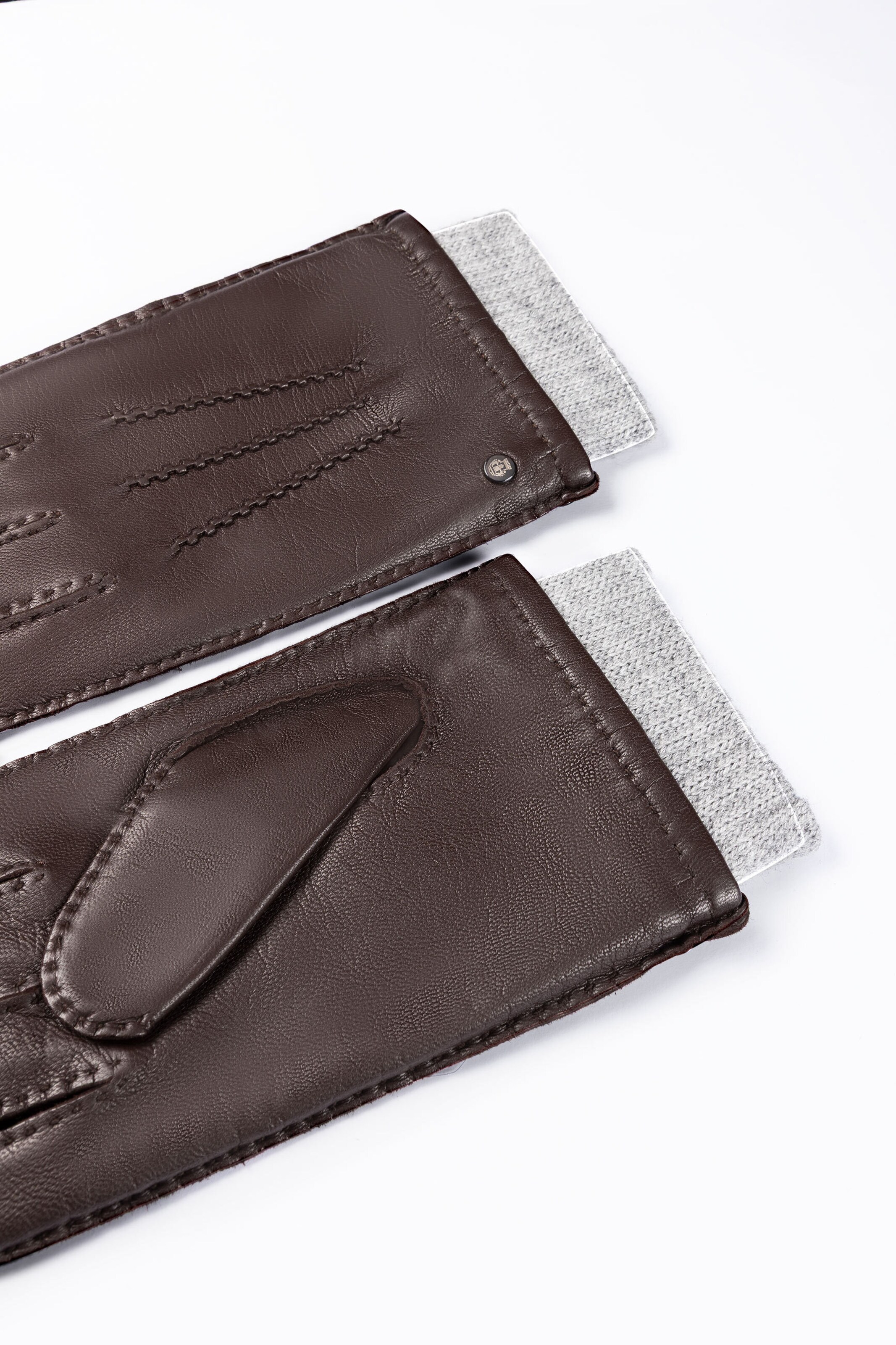 Roeckl Vingerhandschoenen 'METZ' in Bruin