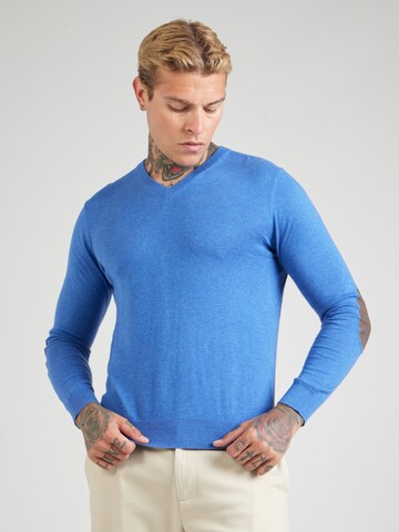 Hackett London Pulover | modra barva: sprednja stran