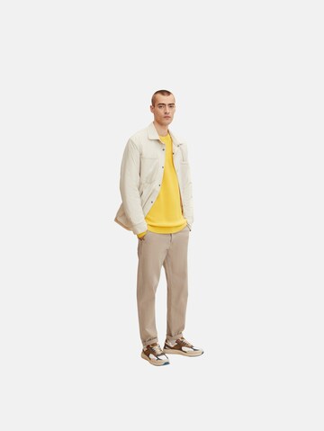 TOM TAILOR Sweater in Yellow