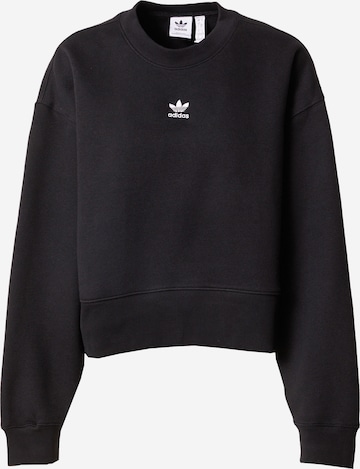 ADIDAS ORIGINALS Sweatshirt 'Adicolor Essentials' in Black: front