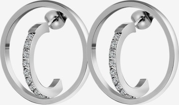 Akzent Earrings 'Melinda, langlebig' in Silver: front