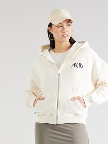 Pequs Sweatjacka i beige