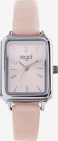 Montre à affichage analogique 'Statement' Lucardi en rose : devant