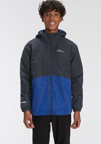 JACK WOLFSKIN Outdoorová bunda 'Iceland' – modrá: přední strana