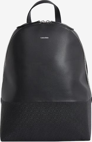Calvin Klein Rucksack 'Mixmedia' in Schwarz: Vorderseite