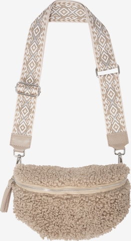 Seasons of April Gürteltasche 'Curly' in Beige: Vorderseite