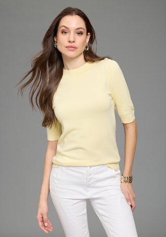 Bruno Banani LM Sweater in Yellow: front