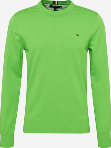 Pull-over TOMMY HILFIGER en vert : devant