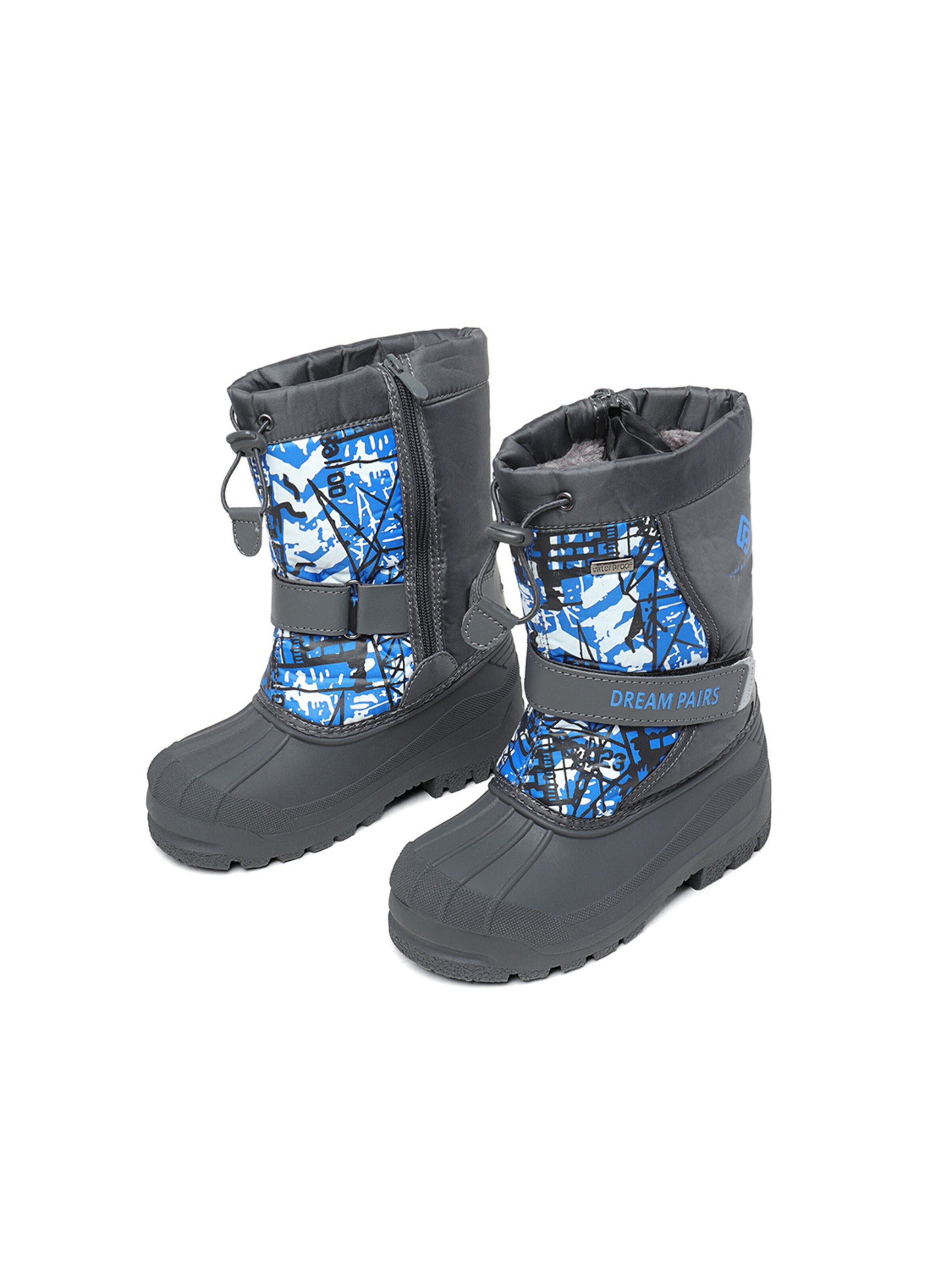 Bottes en caoutchouc 'Jungen Mädchen rutschfest wasserdichte' Dream Pairs en bleu