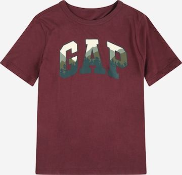 GAP Shirt in Rood: voorkant