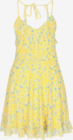 IZIA - Vestido 'Festival Collection' em amarelo: frente