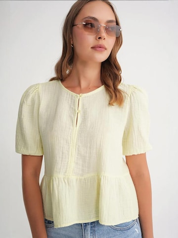 Chemisier MixRay en jaune