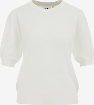 Pulover de la WE Studio pe alb: față