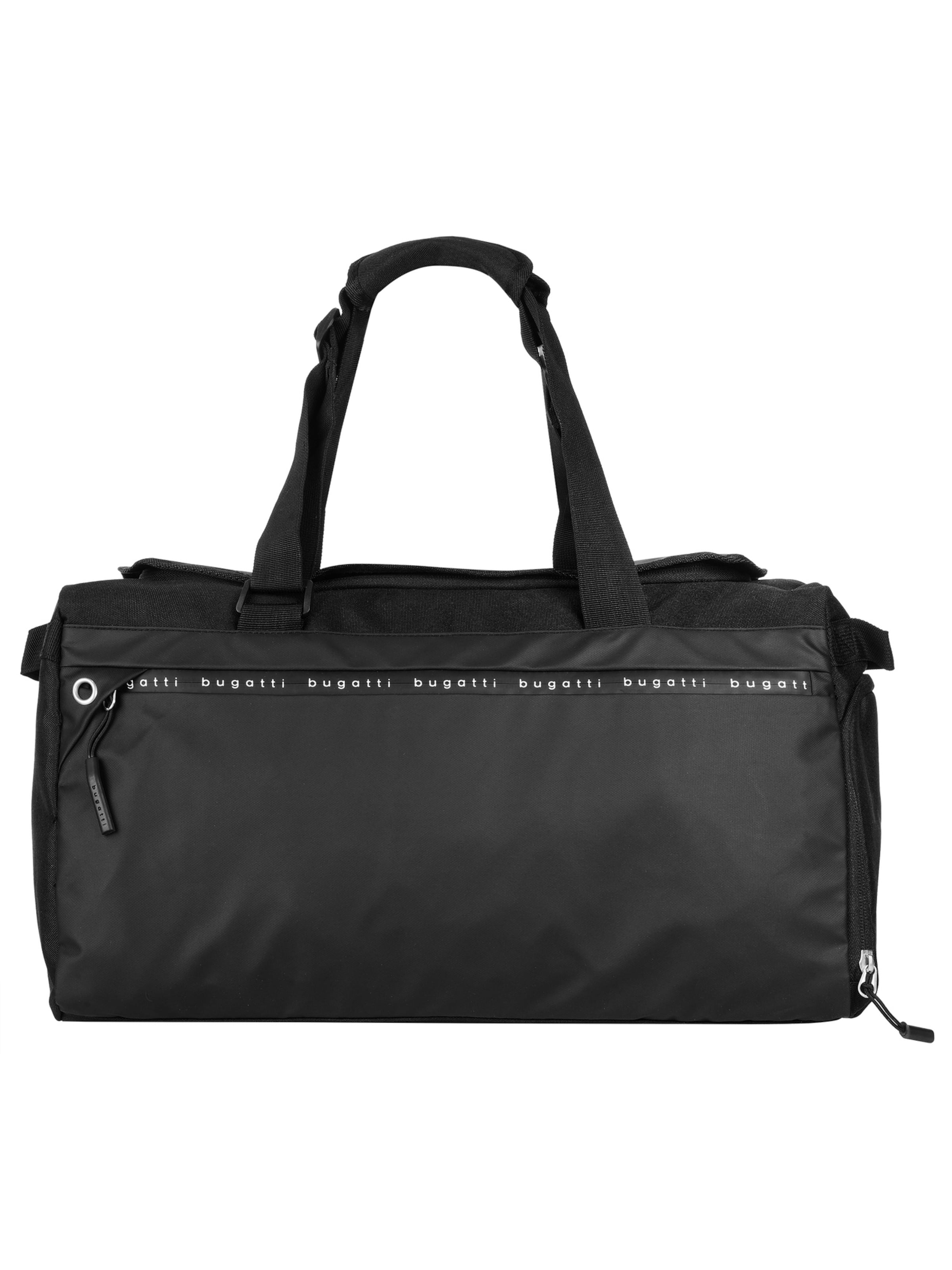 Sac de voyage 'BLANC DELIGHT' bugatti en noir : devant