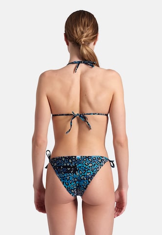 ARENA Kolmio Bikini 'WATER PRINT' värissä sininen