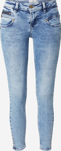 FREEMAN T. PORTER Skinny Jeans 'Alexa' in Blauw: voorkant