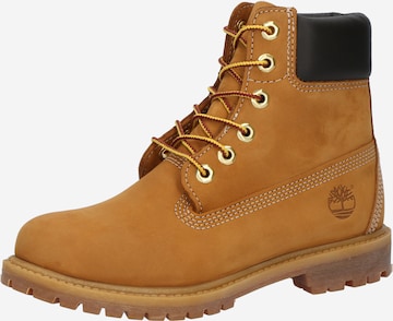 TIMBERLAND Paeltega poolsaabas, värv kollane: eest vaates