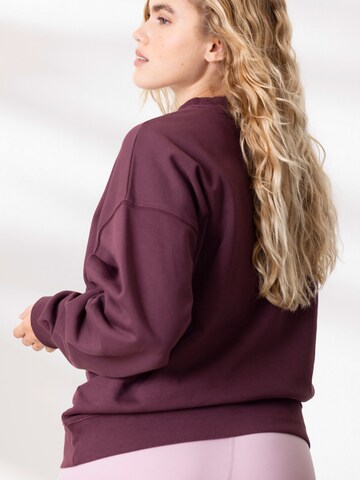 Hey Honey Sweatshirt 'Wine' in Rot