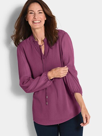 Chemisier Goldner en violet : devant