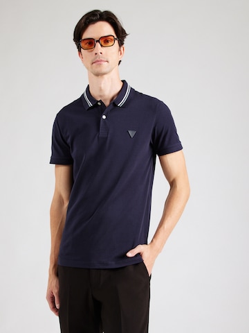GUESS Μπλουζάκι 'NOLAN' σε μπλε: μπροστά