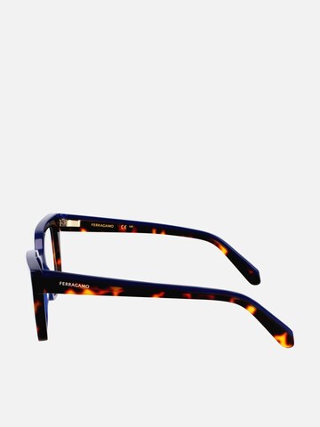 Occhiali da sole 'Ferragamo SF3010 Opaline burgundy/red tortoise 52/19/140 WOMAN Eyewear Frame' di FERRAGAMO in blu